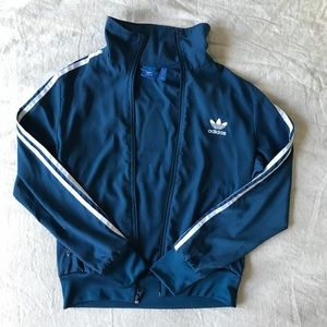 Teal Adidas Sport Track Jacket